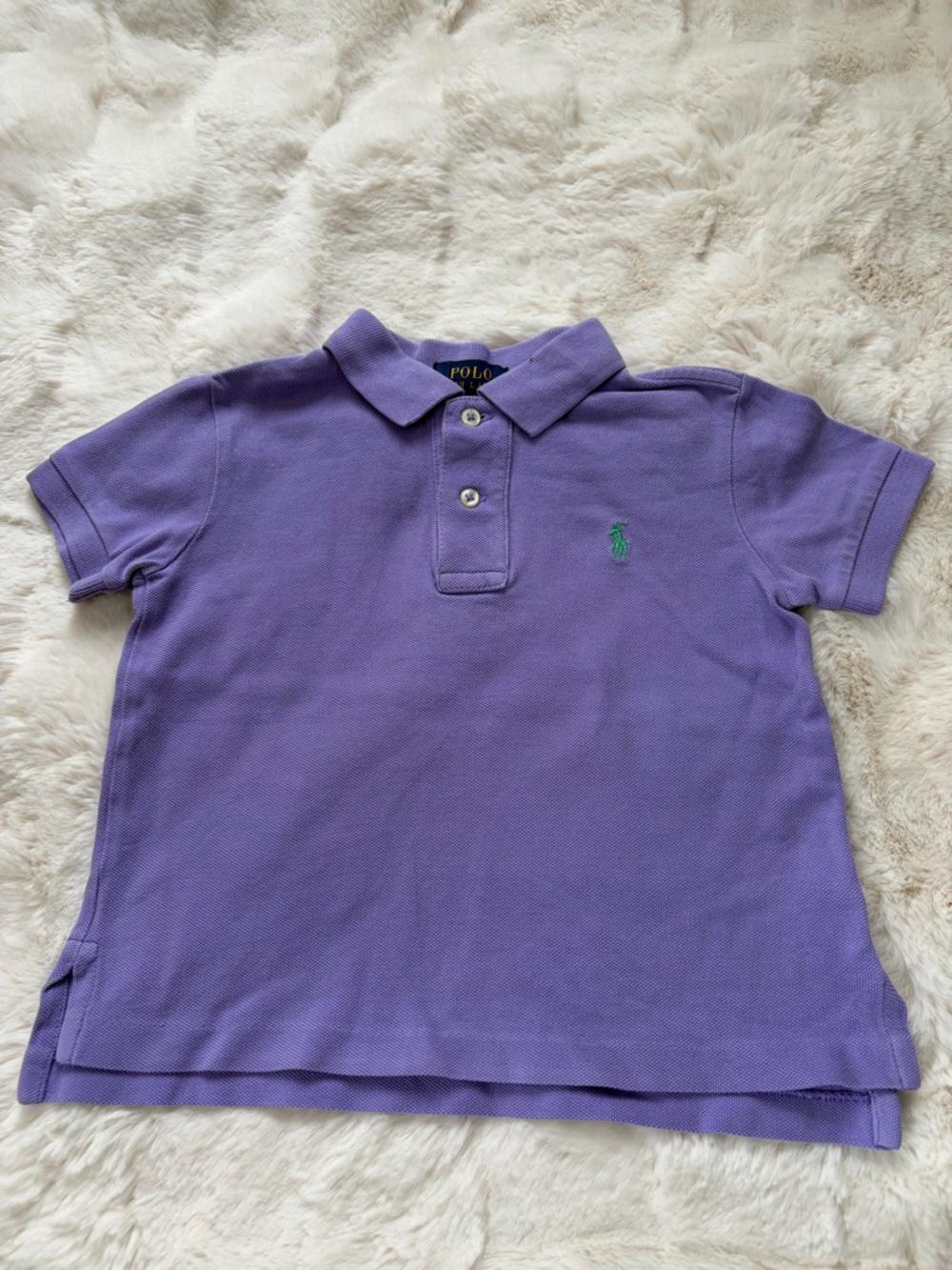 Polo by Ralph Lauren Purple Polo Shirt with Green Pony